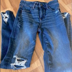 American Eagle double zero jeans